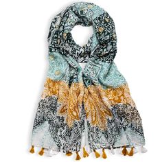 PRICES MAY VARY. ★MATERIAL - Our floral scarf is made of high quality voile, very lightweight, soft and breathable. ★DESIGN - Our lightweight scarf depict vivid and natural floral and plant motifs and are dyed with high quality eco-friendly dyes, the colors are bright and not easy to fade. ★MULTIPURPOSE - Our womens scarves size is 70x33 inches, can be flexibly transformed according to your needs, adding a unique and stylish element to your look when transformed into neck scarf, shawls and wraps Dresses With Scarves, Printed Scarves, Fall Winter Fashion, Boho Scarfs, Scarf Women Fashion, Leopard Print Scarf, Fall Scarves, Scarf For Women, Colorful Scarf