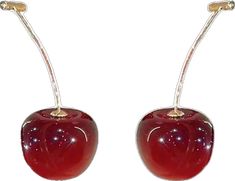 Trendy Cherry-colored Earrings, Elegant Cherry Colored Jewelry For Party, Trendy Cherry Dangle Earrings, Elegant Cherry Drop Earrings, Perfect Pair, Cherry, Your Style, Charms, Drop Earrings