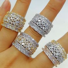 Luxury Diamond Ring For Women As Gift, Luxury Diamond Ring Gift, Luxury Diamond Rings With Bling, Luxury Statement Diamond Ring, Luxury Cubic Zirconia Diamond Ring As A Gift, Luxury Cubic Zirconia Rings For Women, Luxury Women's Cubic Zirconia Rings, Luxury Designer Cubic Zirconia Rings, Luxury Cubic Zirconia Bling Rings