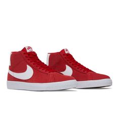 Brand New In A Box No Lid Authentic Nike Sb Zoom Blazer Mid University Red/White Men’s Sneakers - Athletic Shoes Casual University Red High-top Sneakers With Rubber Sole, Casual Sneakers In University Red With Vulcanized Sole, Red Mid-top Skate Shoes With Vulcanized Sole, Casual Sneakers With Vulcanized Sole In University Red, University Red High-top Casual Skate Shoes, Casual High-top University Red Skate Shoes, Sporty Red Skate Shoes With Vulcanized Sole, Red Sporty Skate Shoes With Vulcanized Sole, University Red Sporty Sneakers For Skateboarding