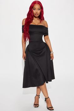 Available In Black. Off Shoulder Midi Dress Off Shoulder Short sleeves Ruched Stretch Length = 44" 95% Polyester 5% Spandex Imported | Very Demure Off Shoulder Midi Dress in Black size XS by Fashion Nova Black Ruched Maxi Dress In Elastane, Black Ruched Midi Dress In Elastane, Black Stretch Off-shoulder Midi Dress, Casual Elastane Midi Dress For Party, Solid Ruched Midi Dress For Evening, Midi Dress With Ruched Detail For Night Out, Solid Color Ruched Midi Dress For Evening, Solid Color Elastane Midi Dress For Evening, Black Off-shoulder Ruched Midi Dress