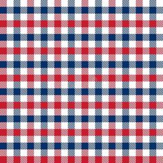 Red, White, and Blue Checkered Pattern Wallpaper