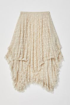 French Courtship Half Slip | Free People White Ruffle Skirt, Marissa Cooper, White Lace Skirt, Lacey Tops, Maxi Lace Skirt, Maxi Skirt Outfits, Romantic Outfit, Sienna Miller, Free People Skirt