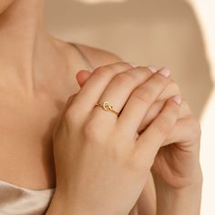 D I A M O N D ∙ K N O T ∙ R I N G  Just like a knot cannot be undone, let our Diamond Heart Knot Ring represent your unwavering love. Give as a promise ring for that special someone as a romantic and sentimental gift. * Material: High Quality Solid 925 Sterling Silver  * Finish: 18K Gold * Featuring a ~6mm by 7.5mm Genuine CZ Diamond adorned Knot Design on a Gold Band. H O W ∙ T O ∙ O R D E R  * Simply select your RING SIZE in the drop down menu and then finalize your order. O T H E R ∙ I N F O Love Knot Diamond Ring, Love Knot Ring Diamond, Minimalist Heart-shaped Diamond Ring For Valentine's Day, Heart Shaped Promise Rings, Gold Love Knot Ring, Diamond Knot Ring, Heart Knot Ring, Romantic Anniversary Gifts, Diamond Knot