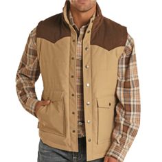 Style number: VM98C01948. Tan corduroy vest. Western style yokes & pockets. Snap button front closure. Dual hand pockets. Collared neckline. 100% polyester lining. 60% cotton, 40% nylon. Corduroy Vest, Tan Vest, Vintage Corduroy, Rock Roll, Western Style, Mens Denim, Online Retail, Snap Button, Western Fashion