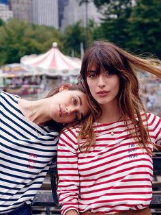 < stripes > Louise Follain, Girls Secrets, Jeanne Damas, French Girl Style, Paris Mode, French Beauty, French Girls, Womens Fashion Inspiration, French Chic