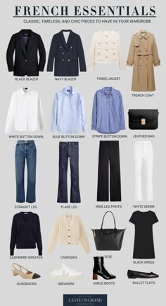 Basic For Wardrobe, Must Have Minimalist Wardrobe, After 50 Fashion 50 Style, Timeless Basic Outfits, Basic Clothes To Have, How To Have A Capsule Wardrobe, Must Have Shirts For Women, Simple Parisian Style, Wardrobe Essentials 2024