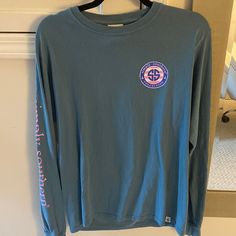 Small Long Sleeve T. Blue Long Sleeve T-shirt For School, Cheap Long Sleeve T-shirt For Beach Season, Cute Simply Southern Shirts, Southern Tshirts, Kids Simply Southern Shirts, Simply Southern Dog Shirts, Simply Southern, Blue Grey, Long Sleeve Tees