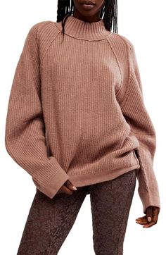 Find FREE PEOPLE Sunbeam Oversize Turtleneck Sweater on Editorialist. With roomy sleeves, a relaxed silhouette and turtleneck styling, this sweater is the ultimate in cozy-chic everyday wear. Turtleneck Long sleeves 58% cotton, 37% polyamide, 5% elastane Hand wash, dry flat Imported Oversized Ribbed High Neck Sweater, Oversized Turtleneck For Layering, Relaxed Fit High Neck Sweater For Fall, Fall High Neck Relaxed Fit Sweater, High Neck Relaxed Fit Sweater For Fall, Oversized Knit Turtleneck For Layering, Fall Sweater With Funnel Neck And Relaxed Fit, Fall Funnel Neck Relaxed Sweater, Relaxed Fit Long Sleeve Turtleneck For Fall