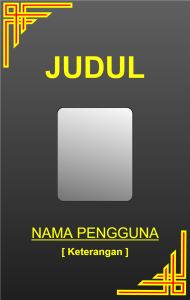 Id Card Hitam Kuning Name Cards Card Template Branding Design Logo