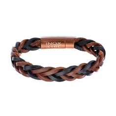 "Keep your style on-trend every time you wear this brown and black braided leather bracelet. Keep your style on-trend every time you wear this brown and black braided leather bracelet. Length: 8.25 in. Metal: stainless steel Finish: polished Additional details: braided brown & black leather Packaging: boxed Please note, due to the high value of this item, a signature may be required upon delivery. Size: 8.25"". Color: Multicolor. Gender: male. Age Group: adult." Adjustable Modern Braided Bracelets, Everyday Braided Leather Bracelets, Casual Leather Bracelet As Gift, Masculine Adjustable Braided Bracelets With Leather Strap, Masculine Adjustable Braided Leather Bracelet, Adjustable Brown Leather Braided Bracelet, Everyday Brown Bracelets With Black Band, Casual Black Bracelet For Everyday Use, Casual Black Bracelets For Everyday Use