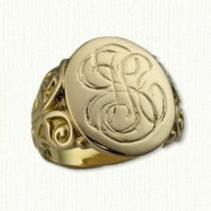 Oval Scroll Signet Ring 1524 11mm x 14mm top: Sizes 4-8 http://www.custom-signet-rings.com/ Please email with any questions. Heirloom Engraved Signet Ring For Memorial, Heirloom Memorial Engraved Signet Ring, Antique Gold Oval Initial Ring, Classic Engraved Signet Ring For Memorial, Classic Gold Etched Signet Ring, Classic Gold Engraved Memorial Ring, Gold Classic Engraved Ring For Memorial, Classic Gold Engraved Ring For Memorial, Classic Engraved Memorial Rings