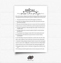 the bridal poem printable