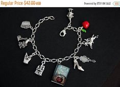 HALLOWEEN SALE Little Snow White Bracelet. Brothers Grimm Charm Bracelet. Story Book Bracelet. Silver Bracelet. Handmade Jewelry. by GatheringCharms from Gathering Charms by Gilliauna. Find it now at https://ift.tt/2OkpN30! Silver Novelty Charm Bracelet Gift, Silver Novelty Charm Bracelet As A Gift, Novelty Silver Charm Bracelet Gift, Handmade Novelty Silver Bracelets, Handmade Themed Charm Bracelet As Gift, Nickel-free Themed Charm Bracelet As Gift, Themed Charm Bracelet For Jewelry Making, White Novelty Charm Bracelet As Gift, White Novelty Charm Bracelet For Gift