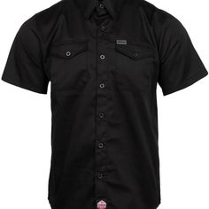 Equipped With Form And Function For Ultimate Performance, The Workforce Short Sleeve Work Shirt Was Made For Those Who Put In A Hard Day's Work With Their Hands. Treated With A Wrinkle And Stain Resistant Finish, This Lightweight Button Up Has The Durability To Withstand The Rigors Of Your Workday And Offers The Attention To Detail You've Come To Know From Dixxon. Featuring A Straight Back Yoke For Ease Of Movement And A Clean Design With Minimal Branding So You Can Add Your Logo, Our Signature Black Flannel Shirt, Red And Black Flannel, Minimal Branding, Black Shorts Men, Black Short Sleeve Shirt, Womens Flannel Shirt, Straight Back, Mens Flannel Shirt, Flannel Women