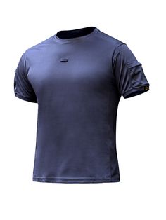 a blue t - shirt is shown on a white background with no image in it