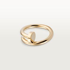 CRB4092600 - Juste un Clou ring - Yellow gold - Cartier Juste Un Clou Ring, Gold N, Pink Ring, White Rose Gold, White Ring, Yellow Gold Rings, White Gold Rings, The Ordinary, Cartier