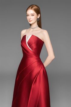 Fashion Design Journal, Design Journal, Taffeta Fabric, Black Tie Gala, Fashion Gowns, Feel Like A Princess, Swimwear Dress, Red Dresses, Dress With Bow