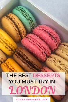 the best desserts you must try in london