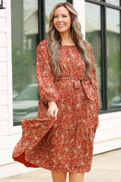 Chic Soul plus size clothing, orange floral and flowy dress featured with an waist tie and a square neck line Dazzling Dress, Dress Orange, Waist Tie, Looks Great, Floral Pattern, Orange, Floral, Pattern, Dresses