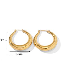 DescriptionAmy Fashion - Minimalist Hoop EarringsGender:Women Material:Copper Color:Yellow Gold Style:Fashionable Earring Studs Materials:Copper Alloy Fashion Minimalist, Earring Studs, Copper Color, Minimalist Earrings, Silver Hoop Earrings, Gold Style, Yellow Color, Minimalist Fashion, Fashion Earrings