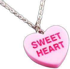 Kawaii Pink Jewelry For Valentine's Day, Pink Kawaii Jewelry For Valentine's Day, Sweet Pink Necklaces For Valentine's Day, Sweet Pink Necklace For Valentine's Day, Pink Kawaii Heart-shaped Jewelry, Kawaii Style Necklaces For Valentine's Day Gift, Pink Heart-shaped Kawaii Jewelry, Pink Heart Beads Charm Necklace For Gift, Personalized Pink Heart Charm Necklace