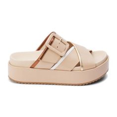 Platform footbed sandal with buckle detail. | AEROSOLES Micah Footbed Sandal, 7M