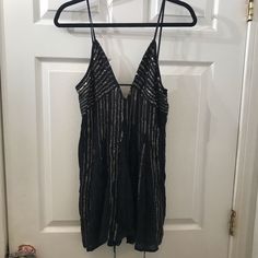 Mini Slip Dress. New With Tags. Alt Style, Free People Mini Dress, Mini Slip, Mini Slip Dress, Carrie Bradshaw, Free People Black, Kate Moss, Free People Dresses, Free People Dress