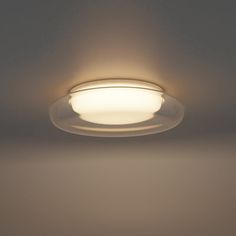 a light that is on in the ceiling