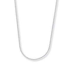 This elegant 14K white gold wheat chain necklace for her measures 16 inches in length and secures with a lobster clasp. Jewelry Advice, Jewelry Education, Jared The Galleria Of Jewelry, Necklace For Her, White Gold Chains, Kay Jewelers, Quiet Luxury, Accessories Jewelry Necklace, Cultured Pearls