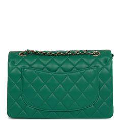 Chanel Green Lambskin Small Classic Double Flap Light Gold Hardware – Madison Avenue Couture Elegant Green Bag With Double Flap, Luxury Green Double Flap Bag, Elegant Green Double Flap Bag, Formal Green Bag With Turn-lock Closure, Designer Green Double Flap Bag, Green Rectangular Bag With Turn-lock Closure, Classic Green Evening Shoulder Bag, Green Leather Double Flap Bag, Classic Green Flap Bag