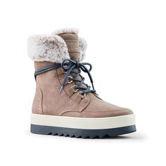 Cougar-Vanetta Waterproof Snow Boot When you're walking through a winter wonderland, it's imperative you bundle up. The Vanetta snow boot is crafted with waterproof materials, a faux fur cuff, and a traction sole to keep you dry, warm, and safe on all your cold weather walks. Click here for Boot Measuring Guide. Black Wedge Sneakers, Sporty Sandal, Waterproof Snow Boots, Waterproof Winter Boots, Snow Boot, Slouched Boots, Slip On Boots, Ankle Wrap, Leather Wedge Sandals