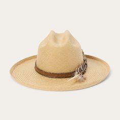 Tan Straw Fedora With Short Brim For Ranch, Artisan Summer Ranch Hat, Artisan Straw Hat For Ranch In Summer, Fitted Toquilla Straw Panama Hat For Country Events, Artisan Straw Hat With Short Brim For Country Events, Toquilla Straw Fedora Panama Hat For Country Events, Kentucky Derby Toquilla Straw Sun Hat For Ranch, Straw Fedora With Flat Brim For Ranch, Wide Brim Panama Hat For Country Events