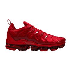 Find NIKE Air Vapormax Plus 'triple on Editorialist. Air VaporMax Plus 'Triple Red' Tn Plus, Foams Shoes, Air Vapormax Plus, Nike Air Vapormax Plus, Shoes 2022, Women Running Shoes, Women Running, Air Vapormax, Red Nike