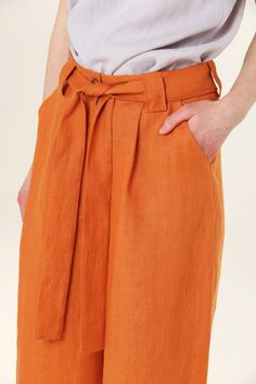 BARI pants have zipper closure and belt (can be removed), they are elegant and comfortable to wear in any occasion. Wear with sandals or high heels. Colors in pictures Powder Blue & Tangerine Combined with EVA top in French Gray color MILA top in Beige color --------SIZING GUIDE BODY-------- SIZE XS Chest 84 cm / 33.1 in Waist 68 cm / 26.8 in Hip 92 cm / 36.2 in SIZE S Chest 88 cm / 34.6 in Waist 72 cm / 28.3 in Hip 96 cm /37.8 in SIZE M Chest 92 cm / 36.2 in Waist 76 cm / 29.9 in Hip 100 cm Versatile High Waist Belted Bottoms, Casual Summer Bottoms With Belt Detail, High Waist Bottoms With Belt Detail For Summer, Spring High-waisted Pants With Belt Detail, Belted Summer Pants, Belted Tapered Leg Bottoms For Summer, Belted Tapered Leg Summer Bottoms, Spring Tapered Leg Bottoms With Belt, Summer Workwear Pants With Belt Detail