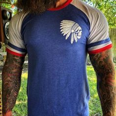 Chief color block printed short sleeved T shirt Easy 30 day return policy 1968 Dodge Dart, Cool Shirts For Men, Ripped Denim Shorts, Indian Chief, Mens Fashion Streetwear, Ripped Denim, Fashion Streetwear, T Shirt And Shorts, Printed Tank Tops