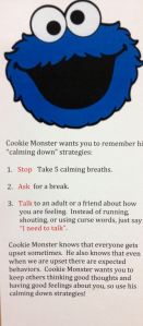 the sesame street cookie monster wants you to remember that calling down's struggles