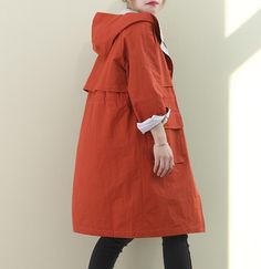 Long Women Casual Hooded Parka Plus Size Coat Jacket ,Custom make service available! Please feel free to contact us if you want custom made for this coat.Materials: cotton blendedMeasurement: One size fits all . length62cmbust 132cm Most of our dresses are made of cotton linen fabric, soft and breathy. loose dresses to make you comfortable all the time.Flattering cut. Makes you look slimmer and matches easily.Payment:We accept payment by paypal and credit card. if you would like to pay by credit Long Cotton Parka With Pockets, Cotton Long Coat Parka With Pockets, Hooded Cotton Outerwear For Fall, Hooded Cotton Fall Outerwear, Cotton Outerwear With Double-lined Hood, Spring Cotton Outerwear With Pockets, Oversized Cotton Parka For Work, Solid Color Cotton Hooded Jacket With Pockets, Oversized Cotton Parka Long Coat