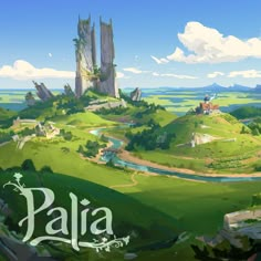 an image of a landscape with the word pala on it