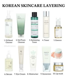 Here are steps to apply your skincare ✨👉  All skincare products can be found in Glow Glass Skincare Link in Bio 👉🔗 Basic Skin Care, Diy Kosmetik, Facial Skin Care Routine, Korean Skin Care, Korean Skin