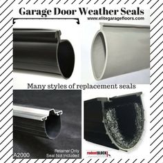 garage door weather seals are available in many styles of replacment seales