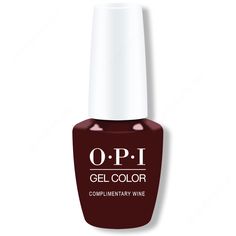 Opi Wine Gel Polish Colors, Opi Complimentary Wine, Shades Of Maroon, Regular Nail Polish, Opi Colors, Rainbow Mountain, Nail Products, Gel Lacquer, Spiritual Experience