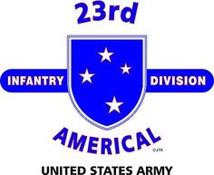 the logo for the 23rd division of the united states army, which is located in this image