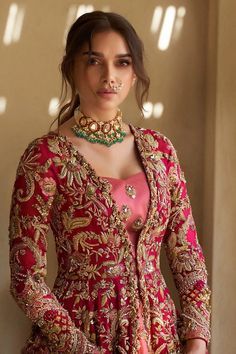 Latest Wedding Pakistani Majenta Wedding Double Style Dress Anarkali | eBay Lehenga Pakistani, Aditi Rao Hydari, Aditi Rao, Latest Bridal Lehenga, Latest Bridal Dresses, Bridal Dresses Pakistan, Bridal Dress Fashion, Traditional Indian Outfits, Pakistani Bridal Wear