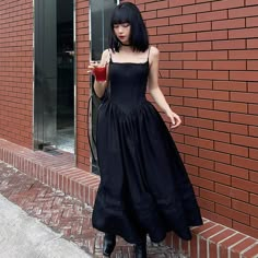 Long Corset Dress, Styl Grunge, Moda Grunge, Corset Black, Estilo Hippy, Street Y2k, Corset Waist, Lace Up Corset, Romantic Goth