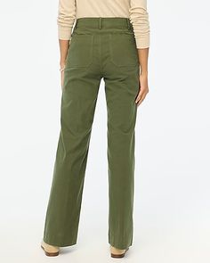 Utility Wide Leg Pants With Patch Pockets, Utility Style Relaxed Fit Wide Leg Pants, Utility Wide Leg Pants With Relaxed Fit, Wide Leg Work Pants With Patch Pockets, Relaxed Fit Wide Leg Utility Pants, Utility Wide-leg Work Pants With Patch Pockets, Utility Style Wide Leg Pants With Patch Pockets, High Rise Wide Leg Pants For Work With Pockets, High Rise Wide Leg Pants With Pockets For Work