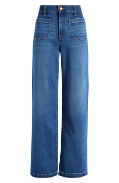 Madewell Emmett Patch Pocket Wide Leg Jeans | Nordstrom Madewell Jeans, Wide Legs, Fall Wardrobe, Wide Leg Jeans, Patch Pocket, Leg Jeans, Madewell, Lush, Wide Leg