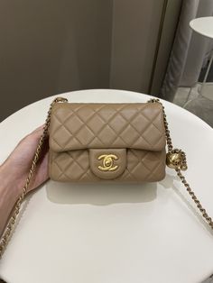 Chanel Pearl Crush Mini SquareDark Beige Lambskin AGHWSize 17 x 12.5 x 7 cmAdjustable ChainMicrochipAug 20229.7/10 Like New (minor rubs at back pocket, minimal sign of use otherwise almost like new)Includes full set box, dust bag and receiptPrice now 5900 sgd 4360 usd CN5690-01 Beige Chanel Bag, Chanel Pearl Crush, Chanel Pearl, Chanel Pearls, Chanel Mini, Gold Ounce, Dark Beige, Diaper Backpack, Fashion Sale