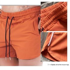 Skin-friendly breathable 3-point shorts for daily wear and sports activities. Length: Short, 3-point Side Pockets Color: Black/light gray/red/dark gray/Army Green/khaki/Orange Red Size: M to 3XL Fabric: 98% Polyester Fiber, 5% Elastane Light Fabric Regular fit Gender: Male Age: Adult Drawstring Closure Elastic Waist Brand Name: NoEnName_Null Product ID: CJDK200124721 Note: All sizes are smaller than regular European and American sizes. Choose the larger size if your size is between two sizes. Pl Solid Nylon Gym Shorts, Solid Color Micro-elastic Athletic Shorts, Sports Swim Trunks With 4-way Stretch And Drawstring, Nylon Swim Trunks With Built-in Shorts, Party Jackets, 4-way Stretch Nylon Swim Trunks With Pockets, Beach Swimwear, Fitness Tools, Training Pants