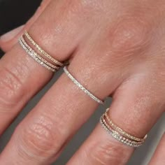 This Ring Has Multiple Round Clear Cubic Zirconia Stones In A Pav Setting. The Band Is 2mm Wide And Is Designed In A Stackable Style. It Is Perfect For Weddings And Anniversaries. The Ring Is Not Sizable, Vintage, Handmade, Or Antique. It Is New With Tags. Keywords: Cubic Zirconia, Pav Setting, Stackable Ring, Wedding Band, Anniversary Ring, Clear Stones, Round Gemstones, Unbranded Jewelry, New With Tags Ring Size: 7 Type: Ring Color: White Main Stone Color: Clear Number Of Gemstones: Multiple S Romantic Rings, Tiny Rings, Personalised Jewellery, Ring Fashion, Trendy Chic, Zircon Ring, Copper Material, Shrek, Custom Bracelets